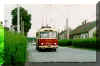 ('Trolejbus 353 v posledních dnech dlážděné Dašické ulice v srpnu 2001. foto: (c) O. Čížek')